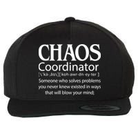 Chaos Coordinator Definition Wool Snapback Cap