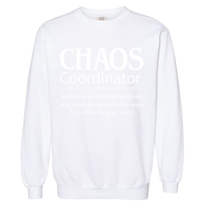 Chaos Coordinator Definition Garment-Dyed Sweatshirt