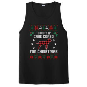 Cane Corso Dog Lover Xmas Funny Gift Dog Ugly Christmas Sweater Gift PosiCharge Competitor Tank