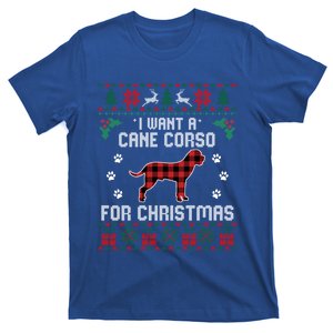 Cane Corso Dog Lover Xmas Funny Gift Dog Ugly Christmas Sweater Gift T-Shirt