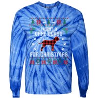 Cane Corso Dog Lover Xmas Funny Gift Dog Ugly Christmas Sweater Gift Tie-Dye Long Sleeve Shirt