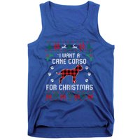 Cane Corso Dog Lover Xmas Funny Gift Dog Ugly Christmas Sweater Gift Tank Top