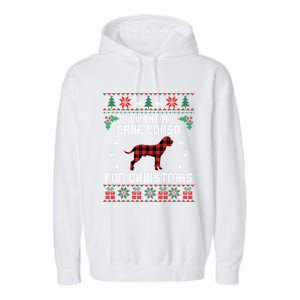 Cane Corso Dog Lover Xmas Funny Gift Dog Ugly Christmas Sweater Gift Garment-Dyed Fleece Hoodie