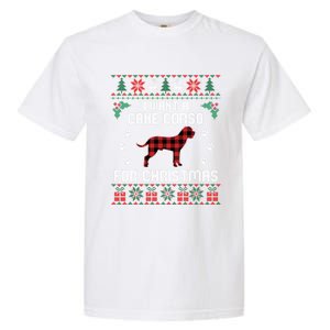 Cane Corso Dog Lover Xmas Funny Gift Dog Ugly Christmas Sweater Gift Garment-Dyed Heavyweight T-Shirt