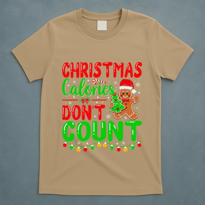 Christmas Calories DonT Count Cookie Gingerbread T-Shirt
