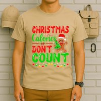 Christmas Calories DonT Count Cookie Gingerbread T-Shirt