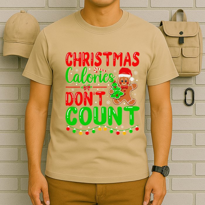 Christmas Calories DonT Count Cookie Gingerbread T-Shirt