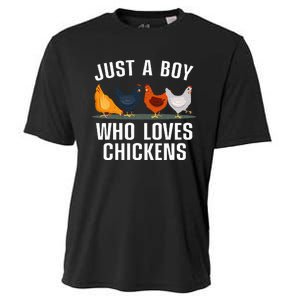 Cute Chicken Design Farming Chicken Lover Cooling Performance Crew T-Shirt