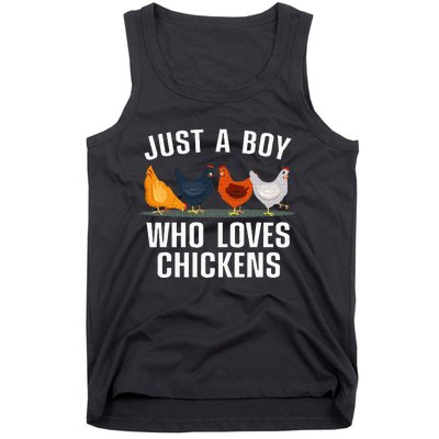 Cute Chicken Design Farming Chicken Lover Tank Top