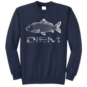 Carp (Carpe) Diem Fishing Fish Sweatshirt