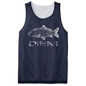 Carp (Carpe) Diem Fishing Fish Mesh Reversible Basketball Jersey Tank