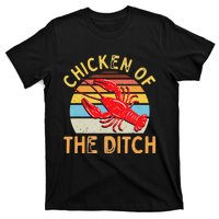 Crawfish Chicken Ditch Retro Cajun Food funny festival T-Shirt