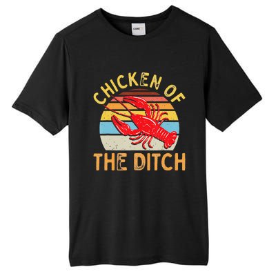 Crawfish Chicken Ditch Retro Cajun Food funny festival Tall Fusion ChromaSoft Performance T-Shirt