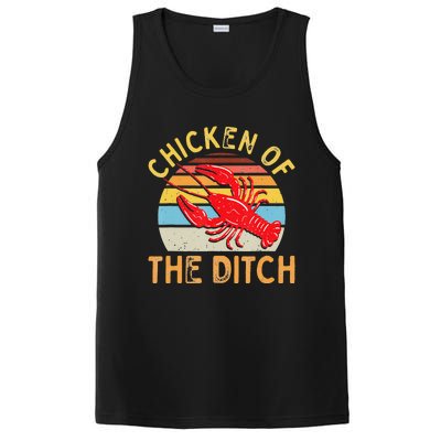 Crawfish Chicken Ditch Retro Cajun Food funny festival PosiCharge Competitor Tank