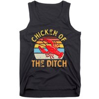 Crawfish Chicken Ditch Retro Cajun Food funny festival Tank Top