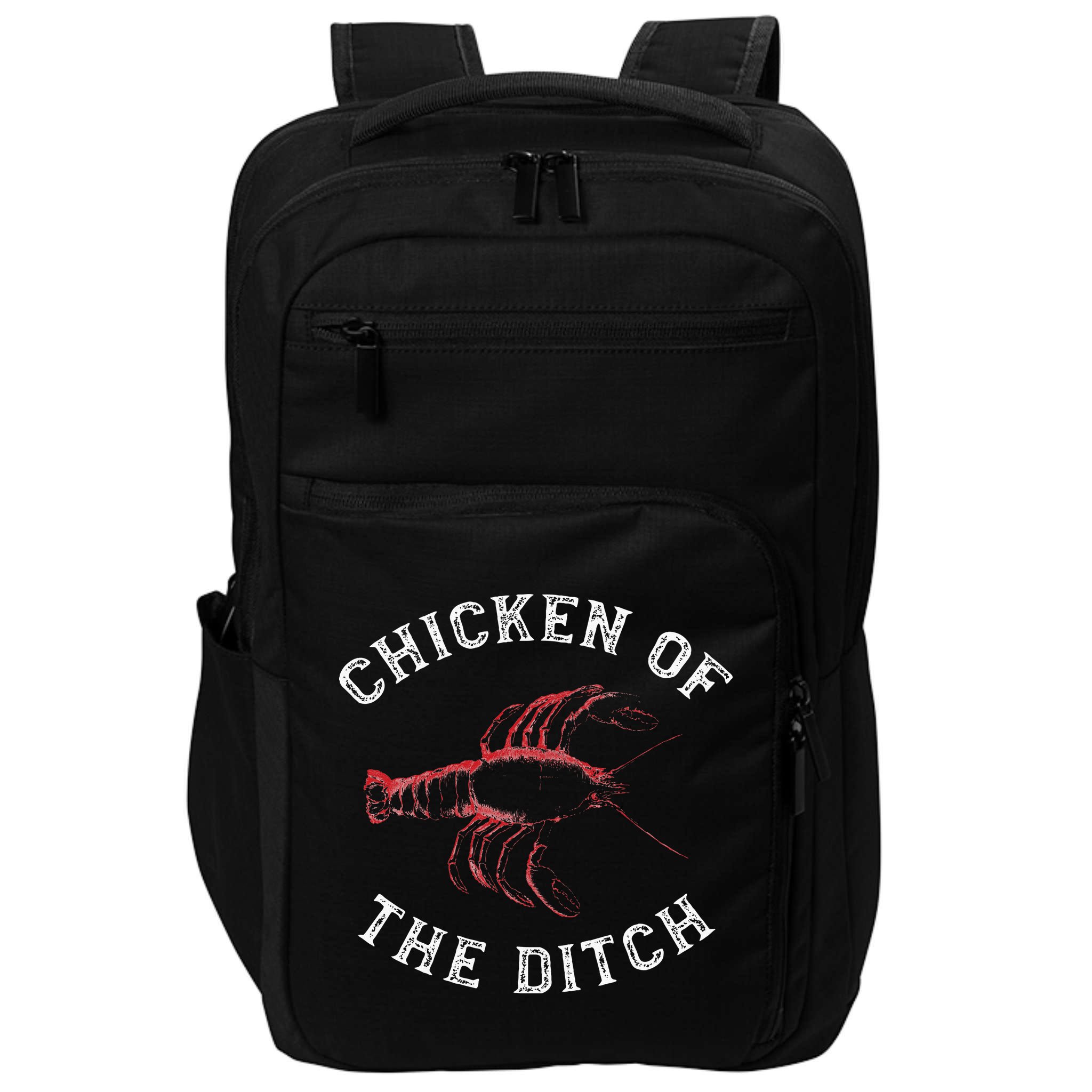 Crawfish Chicken Ditch Retro Cajun Food Gift Impact Tech Backpack