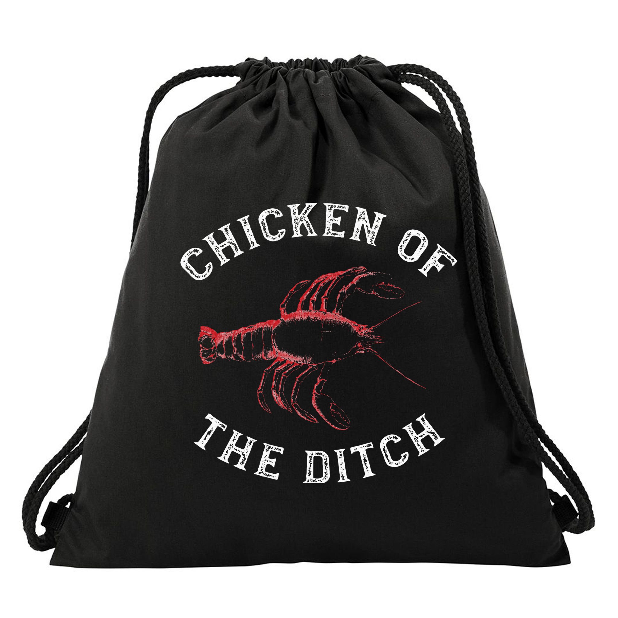 Crawfish Chicken Ditch Retro Cajun Food Gift Drawstring Bag