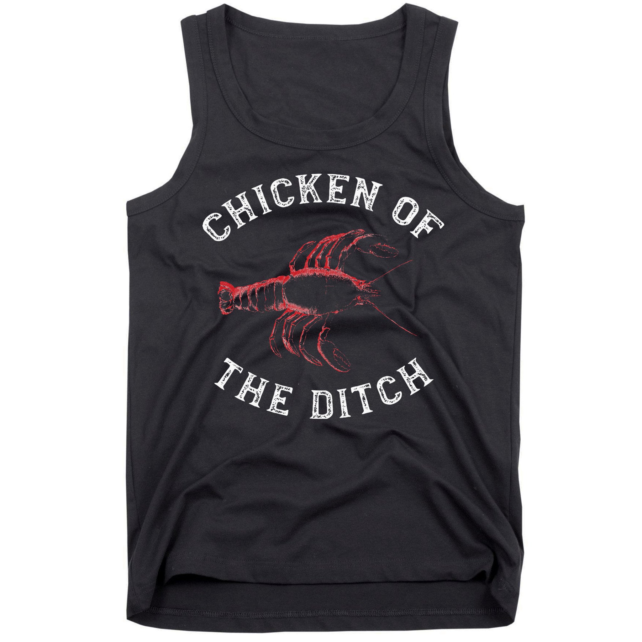 Crawfish Chicken Ditch Retro Cajun Food Gift Tank Top