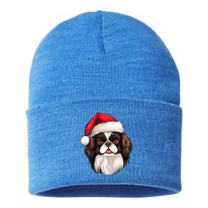 Christmas Chihuahua Dog Santa Hat Funny Xmas Great Gift Sustainable Knit Beanie