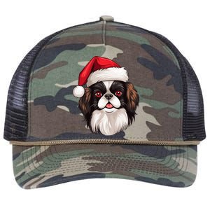 Christmas Chihuahua Dog Santa Hat Funny Xmas Great Gift Retro Rope Trucker Hat Cap