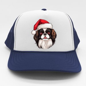 Christmas Chihuahua Dog Santa Hat Funny Xmas Great Gift Trucker Hat