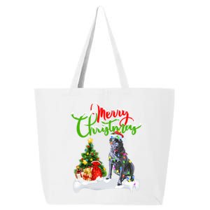 Cane Corso Dog Lover Xmas Lighting Cane Corso Christmas Gift 25L Jumbo Tote