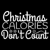 Christmas Calories Don't Count Funny Backpack