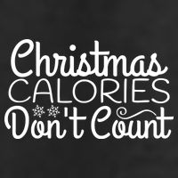 Christmas Calories Don't Count Funny 25L Jumbo Tote