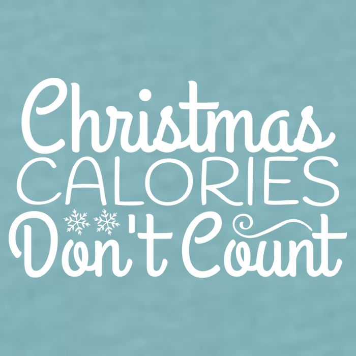 Christmas Calories Don't Count Funny Sueded Cloud Jersey T-Shirt