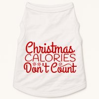 Christmas Calories Don't Count Funny Doggie Tank