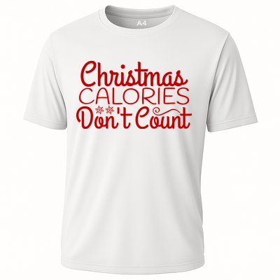 Christmas Calories Don't Count Funny Performance Shirt