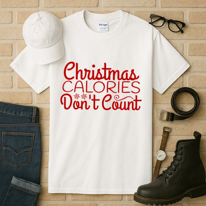 Christmas Calories Don't Count Funny Tall T-Shirt