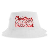 Christmas Calories Don't Count Funny Sustainable Bucket Hat