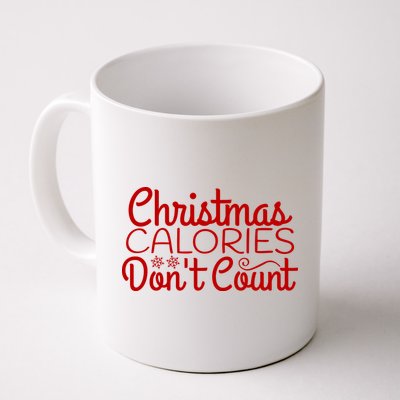 Christmas Calories Don't Count Funny Mug