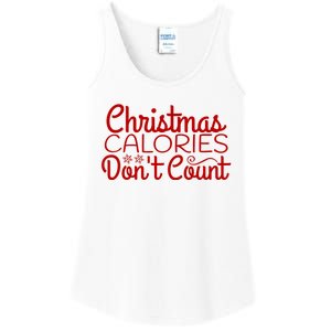 Christmas Calories Don't Count Funny Ladies Essential Tank