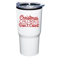 Christmas Calories Don't Count Funny Tumbler