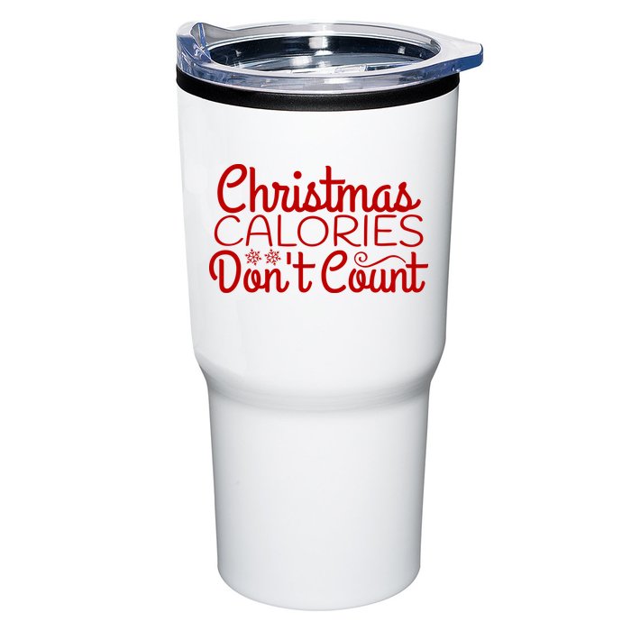 Christmas Calories Don't Count Funny Tumbler