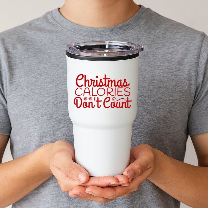 Christmas Calories Don't Count Funny Tumbler