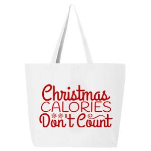 Christmas Calories Don't Count Funny 25L Jumbo Tote