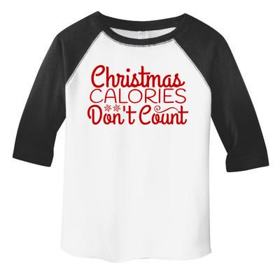 Christmas Calories Don't Count Funny Toddler Fine Jersey T-Shirt