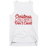 Christmas Calories Don't Count Funny Tank Top