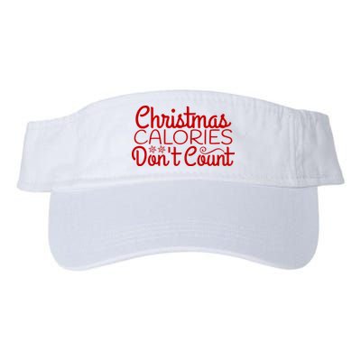 Christmas Calories Don't Count Funny Visor
