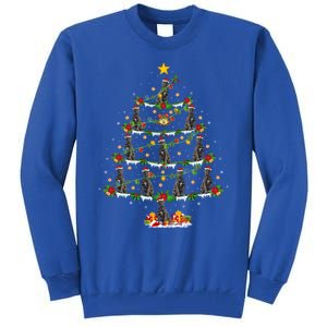 Cane Corso Dog Lover Xmas Lighting Cane Corso Christmas Tree Funny Gift Tall Sweatshirt