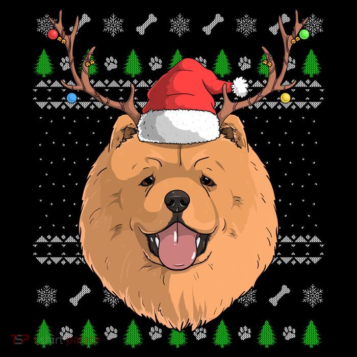 Chow Chow Dog Santa Claus Hat Ugly Christmas Xmas Reindeer Gift Sustainable Bucket Hat
