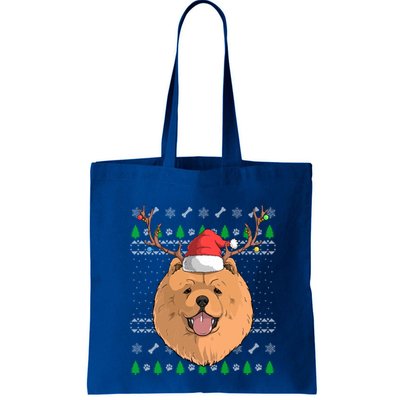 Chow Chow Dog Santa Claus Hat Ugly Christmas Xmas Reindeer Gift Bag