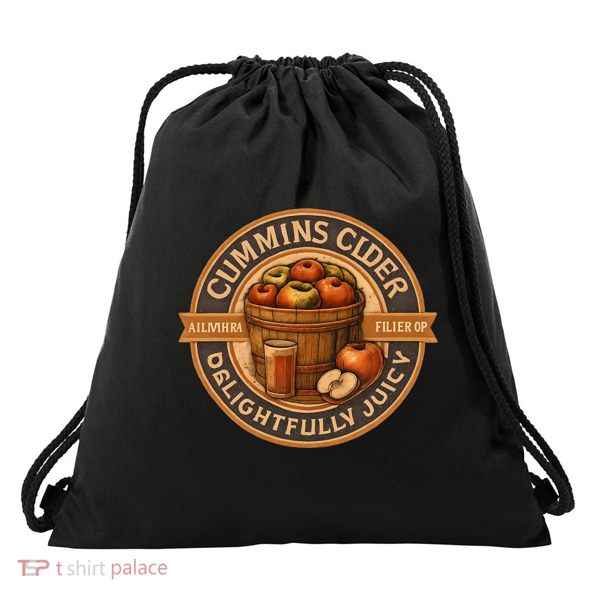 Cummins Cider - Delightfully Juicy Drawstring Bag