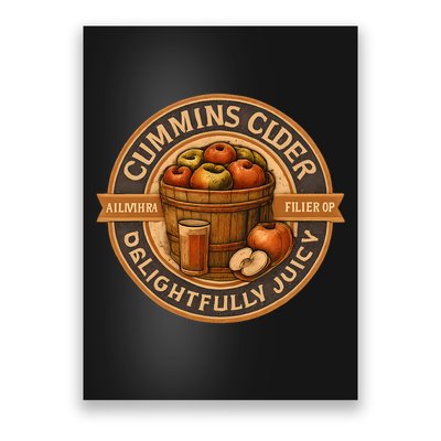 Cummins Cider - Delightfully Juicy Poster