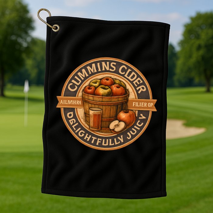 Cummins Cider - Delightfully Juicy Golf Towel