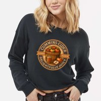 Cummins Cider - Delightfully Juicy Cropped Pullover Crew