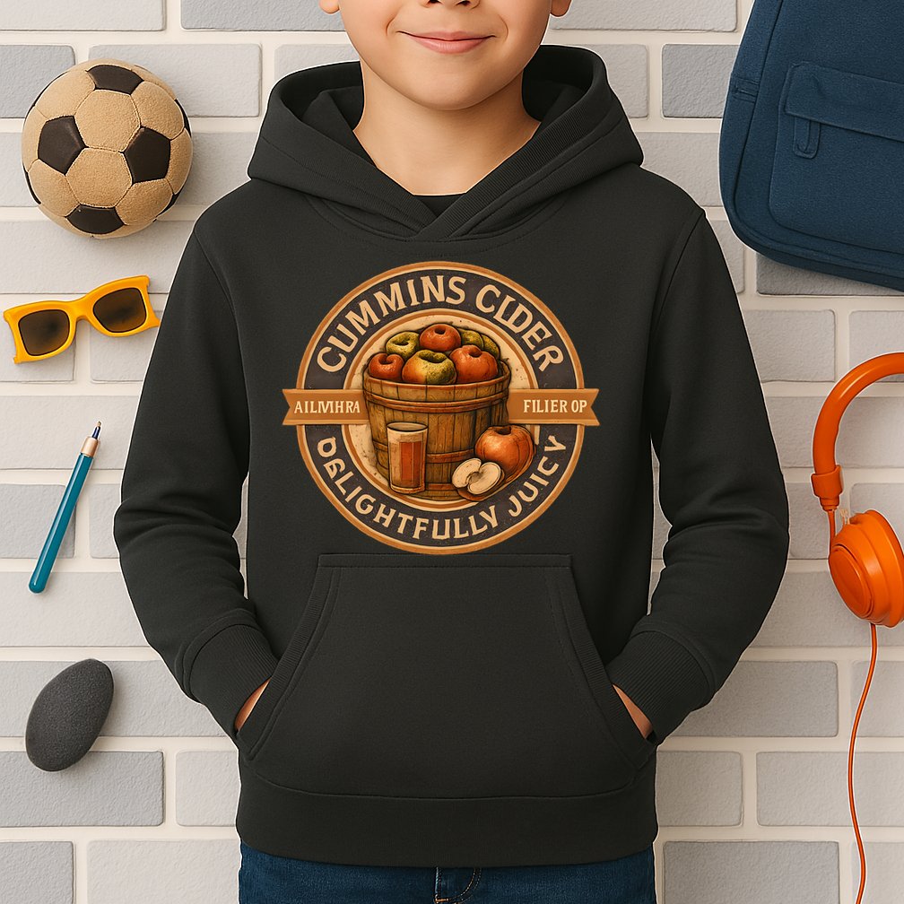 Cummins Cider - Delightfully Juicy Kids Hoodie